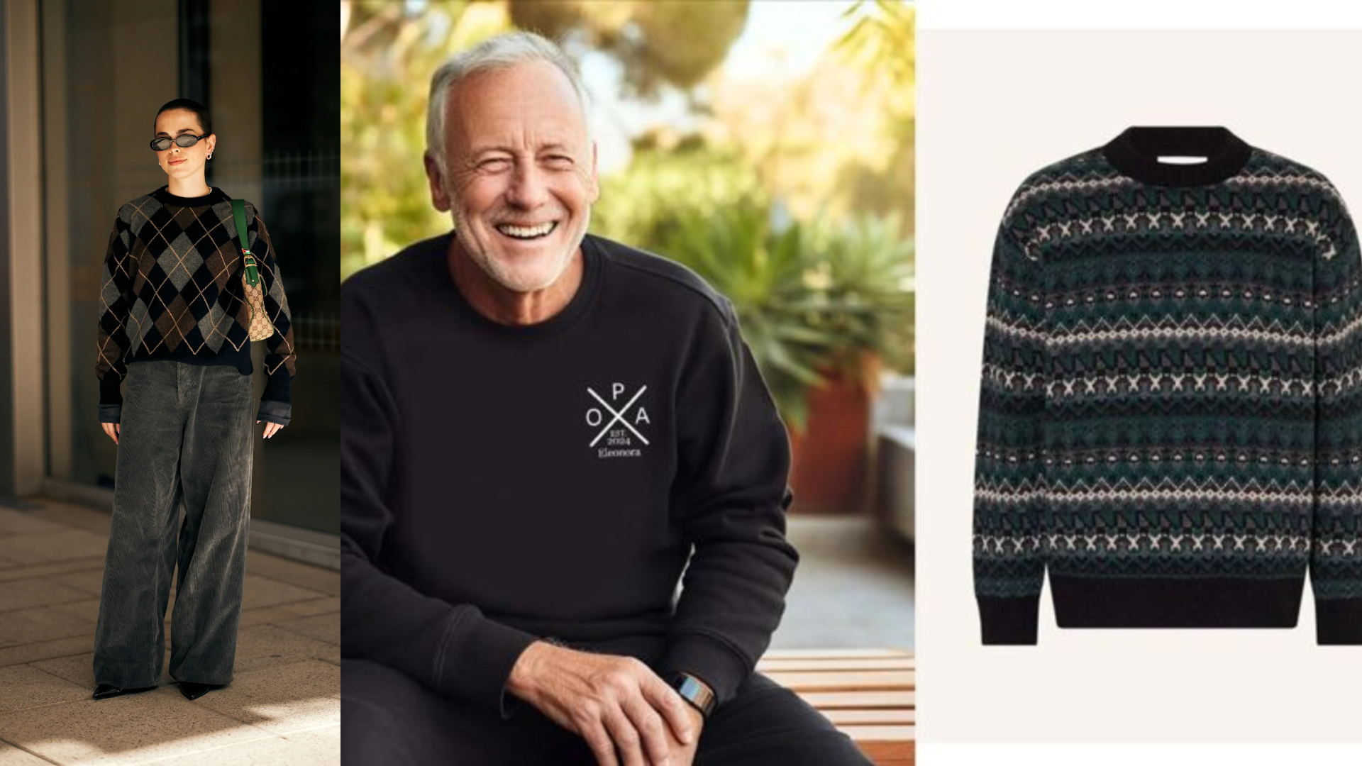 Wie style ich diesen Opa Pulli